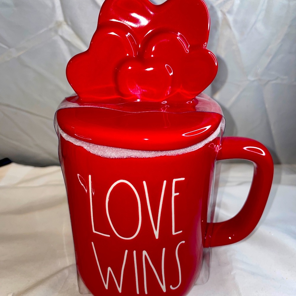 Rae Dunn love wins mug brand new Valentine’s Day